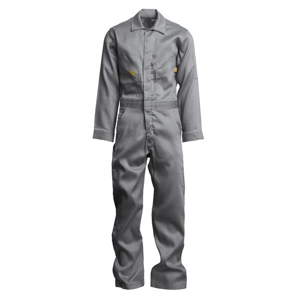 LAPCO 7 oz Deluxe FR Coveralls in Gray